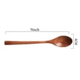 thumbnail image 5 of 6 Piece Long Wooden Spoon Korean Style 9 '' Inch Natural Wood Soup, 5 of 8