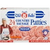Purnell's "Old Folks" Medium Patties Breakfast Country Sausage, 38 oz