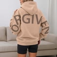 thumbnail image 4 of Y2K Oversize Letter Women Hooded Sweatshirts Fashion Back Letter Print Long Sleeve Sportwear Hoodie Tops With Pocket, 4 of 7