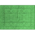 thumbnail image 1 of Ahgly Company Indoor Rectangle Oriental Emerald Green Industrial Area Rugs, 4' x 6', 1 of 4