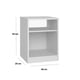 thumbnail image 4 of Buro Mesa de Noche Blanco Organizador Almacenamiento, 4 of 4