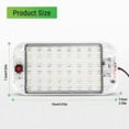 thumbnail image 2 of Luces interiores LED Desiderio, 10 W, 48 LED, luces interiores universales brillantes con interruptor de encendido/apagado para coches, furgonetas, camiones, autocaravanas, barcos, caravanas,, 2 of 5