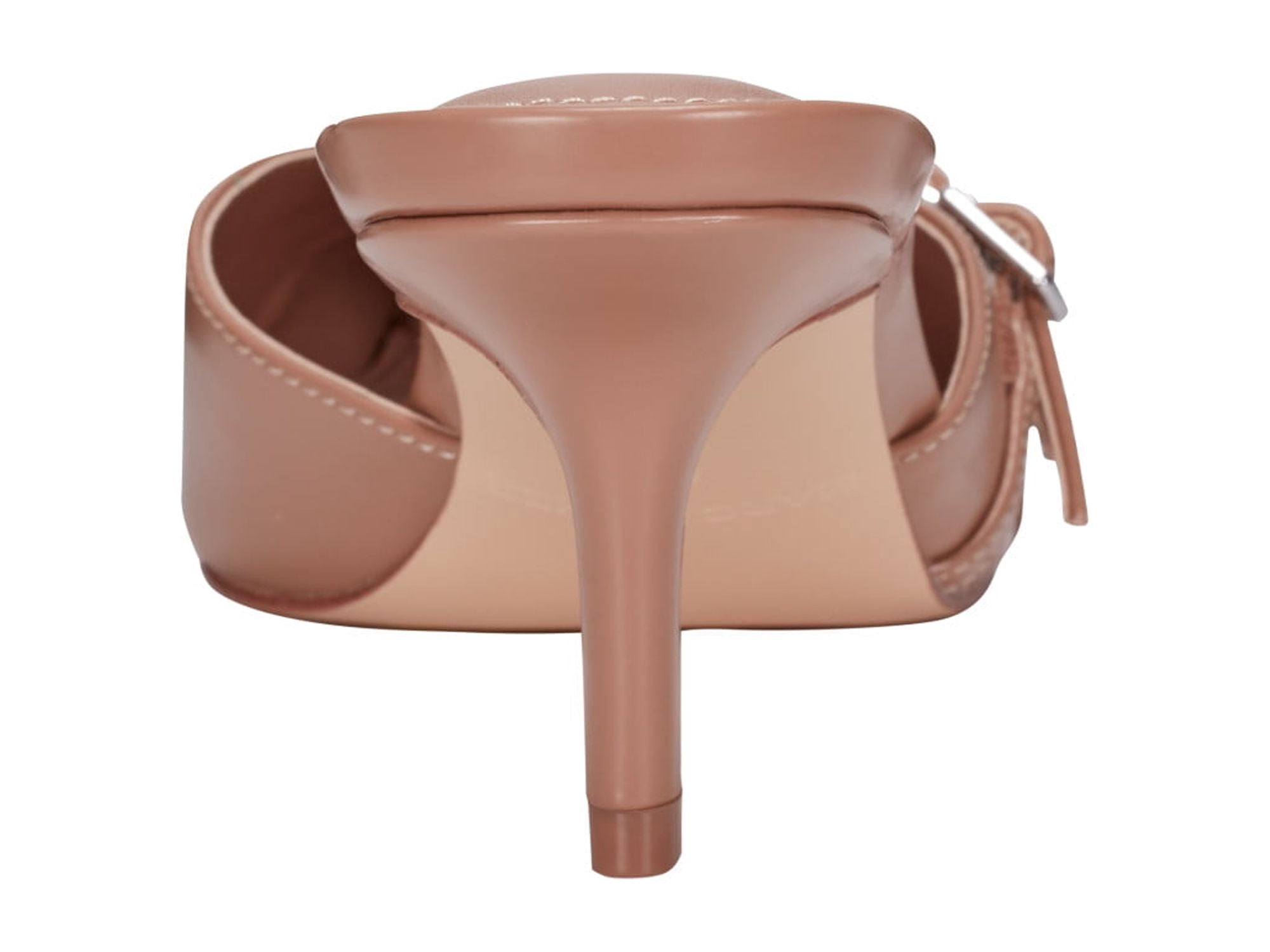 Marc Fisher Women's Amilia Pointed Toe Buckle Mule Dress Heel
