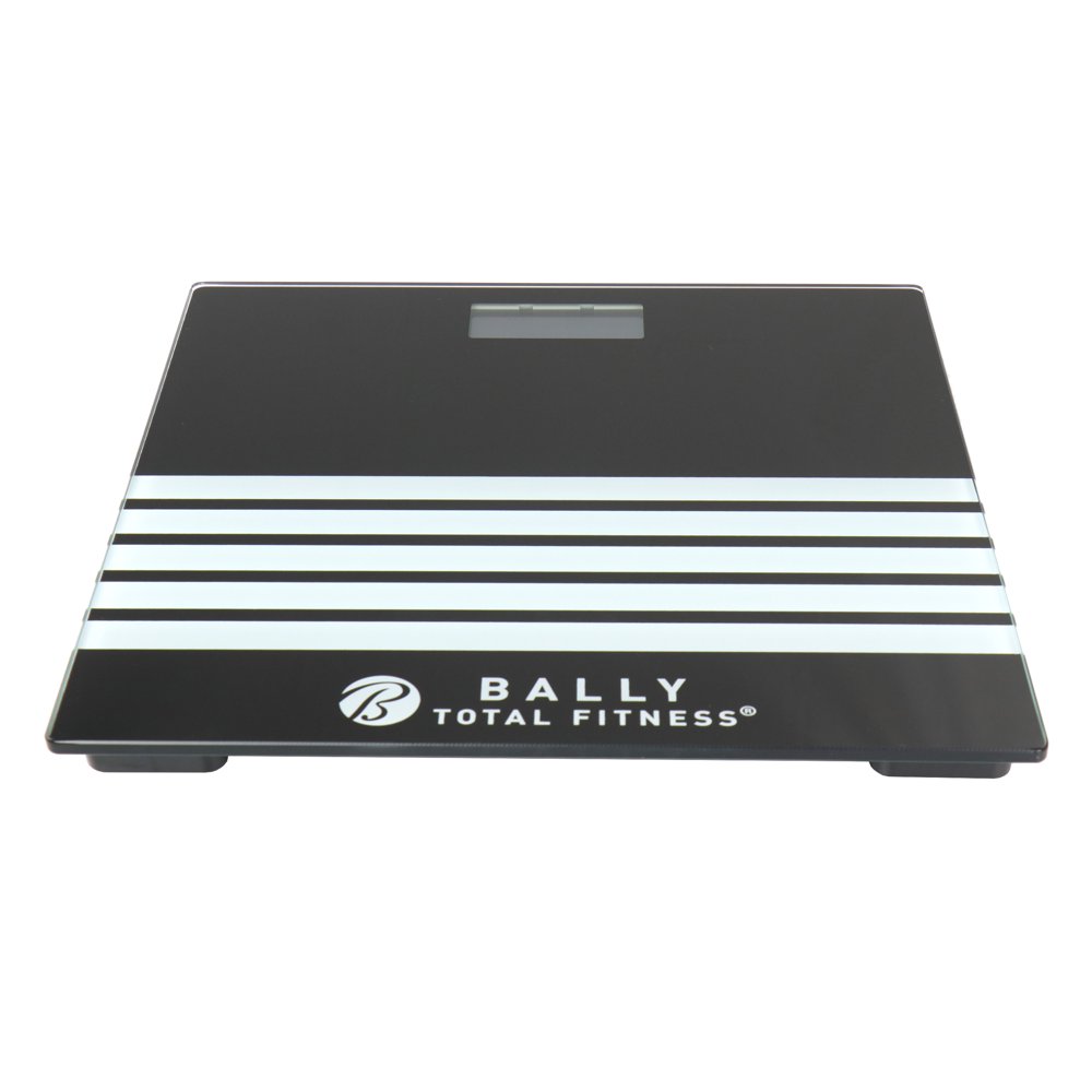 Ballys Total Fitness Digital Bathroon Scale in Black