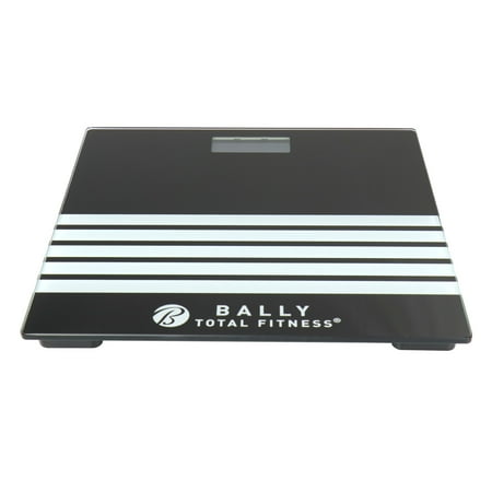 Ballys Total Fitness Digital Bathroon Scale in Black