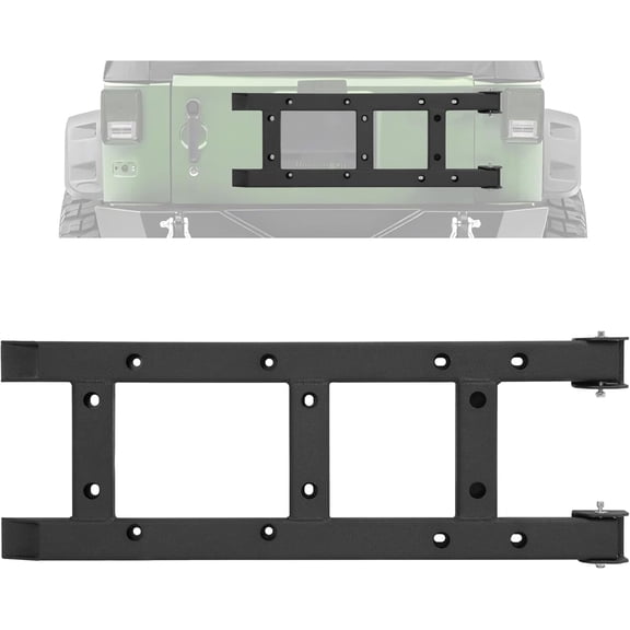 HECASA Tailgate Reinforcement Compatible with 2007-2018 Jeep Wrangler JK Models