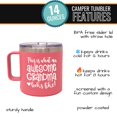 thumbnail image 4 of Awesome Grandma Coral 14 oz Camper Tumbler, 4 of 7