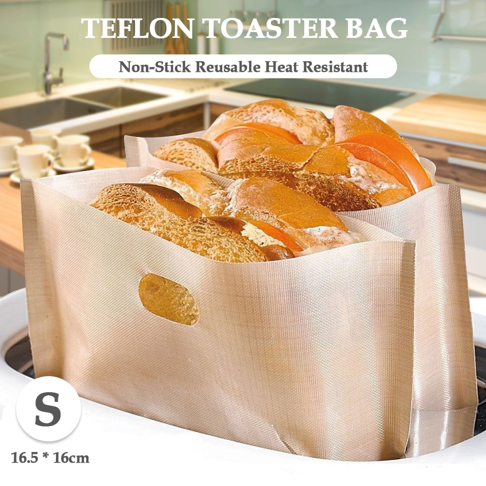 Toaster Bag NonStick Reusable Heat Resistant PTFE Toaster Bag for