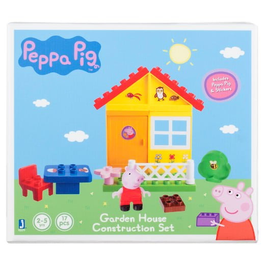 peppa pig garden house construction set