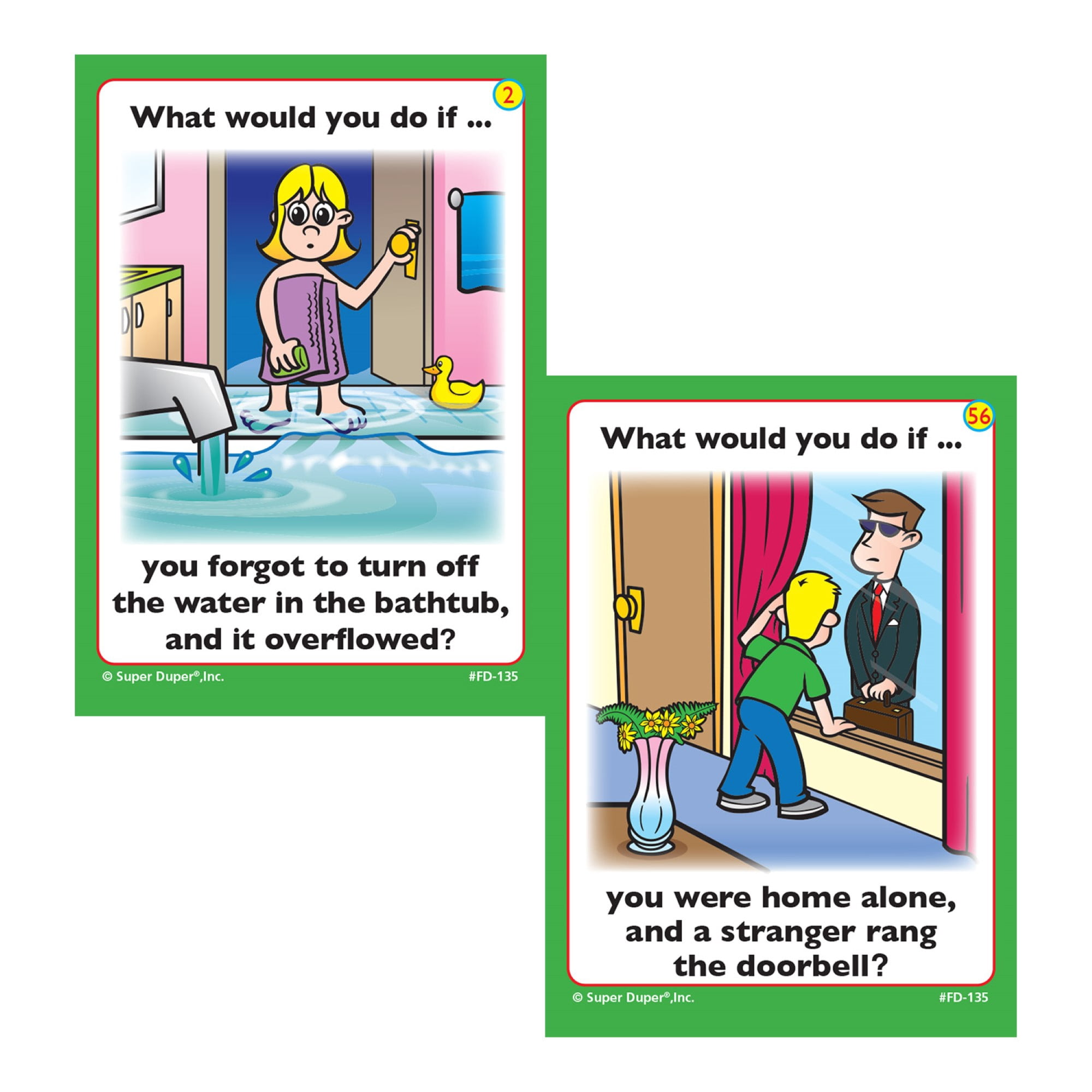 Super Duper® "What Would You Do At Home If …" Fun Deck Cards