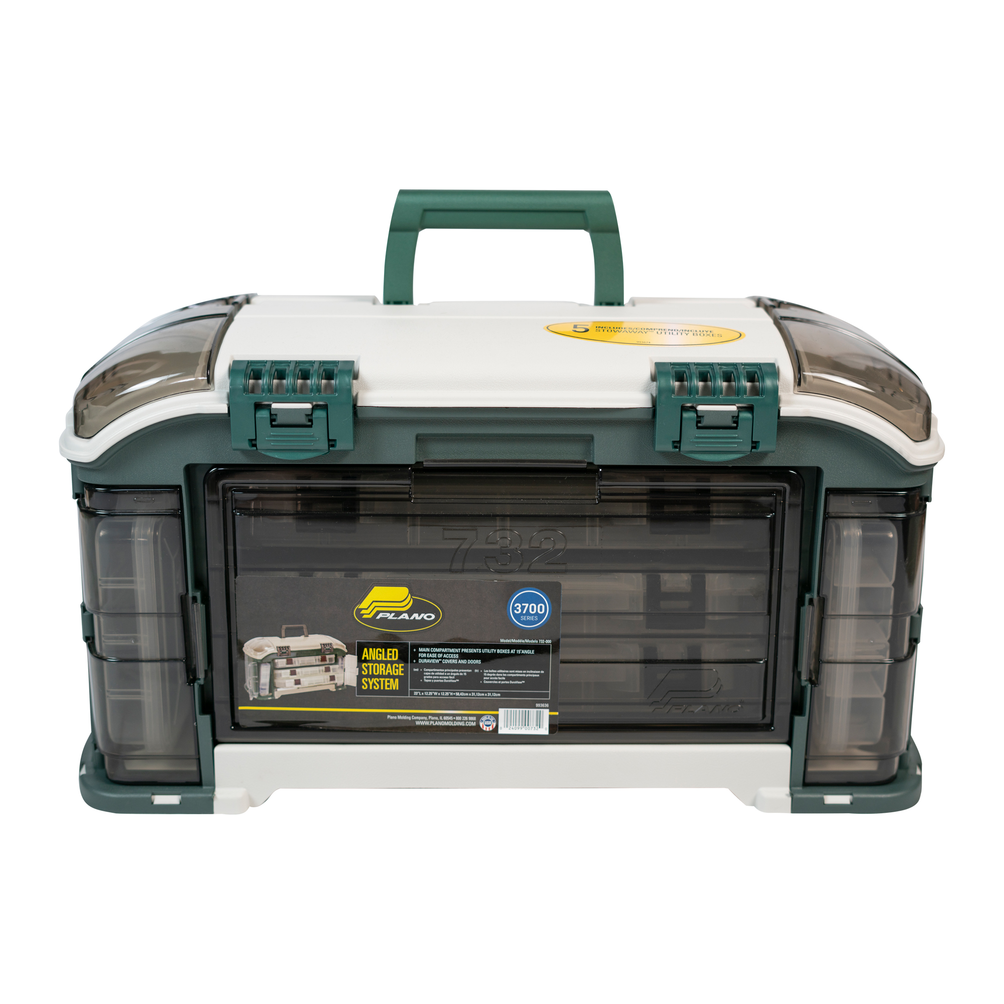 Plano Outdoor Sports Angled Tackle Box System, 3700-Size