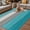 Teal Grey, variant on Brown Wood Grain Outdoor Rug for Patio/Deck/Porch, Non-Slip Large Area Rug 5 x 8 Ft, Ombre Rustic Retro Wooden Plank Indoor Outdoor Rugs Washable Area Rugs, Reversible Camping Rug Carpet Runner