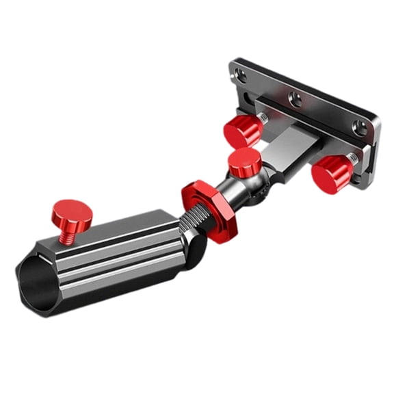 Fishing Chair/Tackle Box Mount Fixing Brackets 360 Degree Rotating Fishing Rod Holder Aluminum Fixed Fish Rod Rack