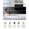 thumbnail image 5 of Navy Blue Black Stripe Blackout Curtains, Light Blocking Print Window Curtains, Modern Abstract Coarse Striped Thermal Insulated Window Drapes for Living Room Kitchen Cafe 2 Panels, 55"W x 39"L, 5 of 9