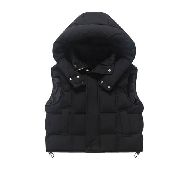 Children Winter Vest Sleeveless Casual Underneath Padded