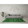 thumbnail image 3 of Ahgly Company Indoor Square Animal Emerald Green Traditional Area Rugs, 5' Square, 3 of 4