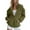 Army Green, variant on Arlun Womens Zip up Hoodies Fall Preppy Solid Color Loose Sweatshirts Jackets Casual Baggy Comfortable Basic Sports Hooded Sweatshirts Tops 2025 Winter Clothes Red XL