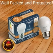 Refrigerator Light Bulb LED - SMD A15 4W 40Watt Equivalent-E26 Base – 4W Led Appliance Bulb-2 Pack