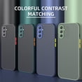 thumbnail image 3 of 5SE Matte Shockproof Camera Protect shell For Samsung Galaxy A54 A34 A24 A14 A 14 24 34 54 5G 4G, 3 of 4