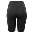 thumbnail image 4 of FashionMille Women's High Waist Biker Shorts with Side Pockets Yoga Hiking Exercise Activewear, 4 of 5