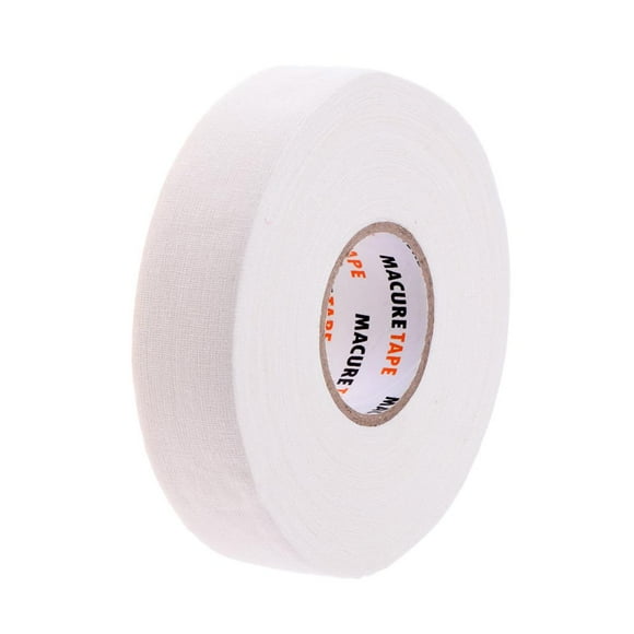 jinwen 1, Ruban de Bandage pour Poignée de Palette de Bâton de Hockey sur Glace, 1 Pouces x 25 Yards Blanc