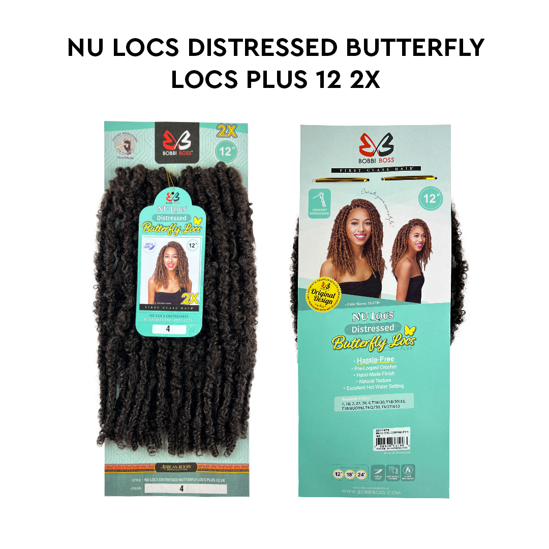 Bobbi Boss Nu Locs 2x Butterfly Locs Plus 12” ( 1 Jet Black ) 3 Pack - image 2 of 5
