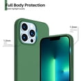 thumbnail image 5 of Designed for iPhone 13 Pro Silicone Case, Protection Shockproof Dustproof Anti-Scratch Phone Case Cover for iPhone 13 Pro, Liquid Silicone Phone Case (Green), 5 of 6