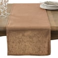 thumbnail image 3 of SARO 1793.GL1572B 15 x 72 in. Rectangle Metallic Glam Table Runner  Gold, 3 of 5