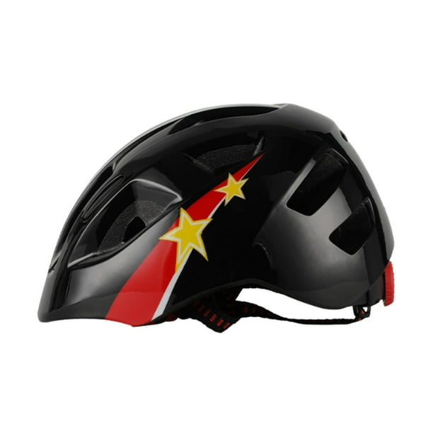 Casco de bicicleta para niños, casco de ciclismo de carretera, casco de patinaje portátil para adolescentes. Negro