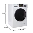 thumbnail image 2 of Equator Advanced Appliances 1.62 cu.ft. White Front Load Washing Machine with Pet Cycle, 2 of 15