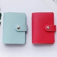 thumbnail image 6 of Eosunjian Card Bag Multi Slots Compartment Rectangle Mini Wallet Portable Button Card Holder for Shopping, 6 of 13