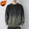 thumbnail image 3 of Suéteres de punto gruesos para hombre, ropa holgada de corte holgado, ropa popular coreana, suéter de punto para hombre, diseñador tejido, novedad en estilo de sudaderas tipo jerséis, 3 of 5