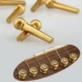 thumbnail image 2 of Yokua 6Pcs Brass Guitar Bridge Pins End Pin for Folk Acoustic Guitar Parts Accessories, 2 of 11