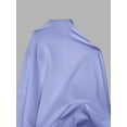 thumbnail image 7 of Petite Womens Blue Solid Square Neck Ruched Flared Maxi Dress For Spring Summer, 7 of 7