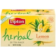 Lipton Herbal Lemon Tea Bags, 20ct