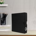 thumbnail image 2 of KAKOWELY ring binder Binder Cover 2-Ring Binder Card Pockets Binder Cover Paper Binder Reusable Card Pockets Shell8.27"X7.36"X1.73", 2 of 5