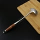 thumbnail image 5 of Cucharón de Sopa Inoxidable Unique Bargains Diseño Madera Mango 14.2 Pulgadas Tono Plateado, 5 of 7