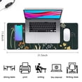 thumbnail image 5 of Extended Gaming Mouse Pad: XXL Desk Pad with Stitched Edges, Non-Slip Rubber Base, Large Mouse Pad for Desk, Perfect for Game, Work, Office, Home - Unique Weeds Design, 31.5 x 11.8 inch, 5 of 7