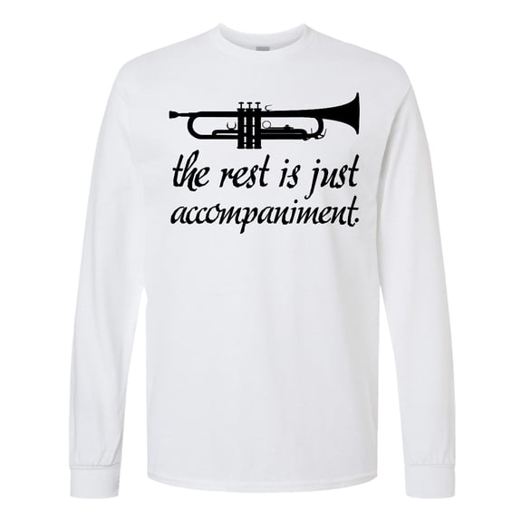 Inktastic Trumpet Music Joke Long Sleeve T-Shirt
