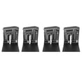 thumbnail image 1 of Metal Bookends, Anti Slip Book Ends Black Exquisite Beautiful  For Office For Desktop For Study Room Triumphal Arch, 1 of 8
