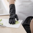 thumbnail image 2 of Guantes de látex resistentes a productos químicos, guantes de goma resistentes para trabajo de seguridad y limpieza, tamaño XL, negros, 3 pares, 2 of 5