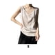 thumbnail image 5 of Qarigey Top Womens Tank Tops Collection - Camiseta cómoda y elegante Top Tops Mujer Camisola Verano Sexy Ligero A36 Blanco XXXL Prendas para la parte del cuerpo A38 champán S, 5 of 6