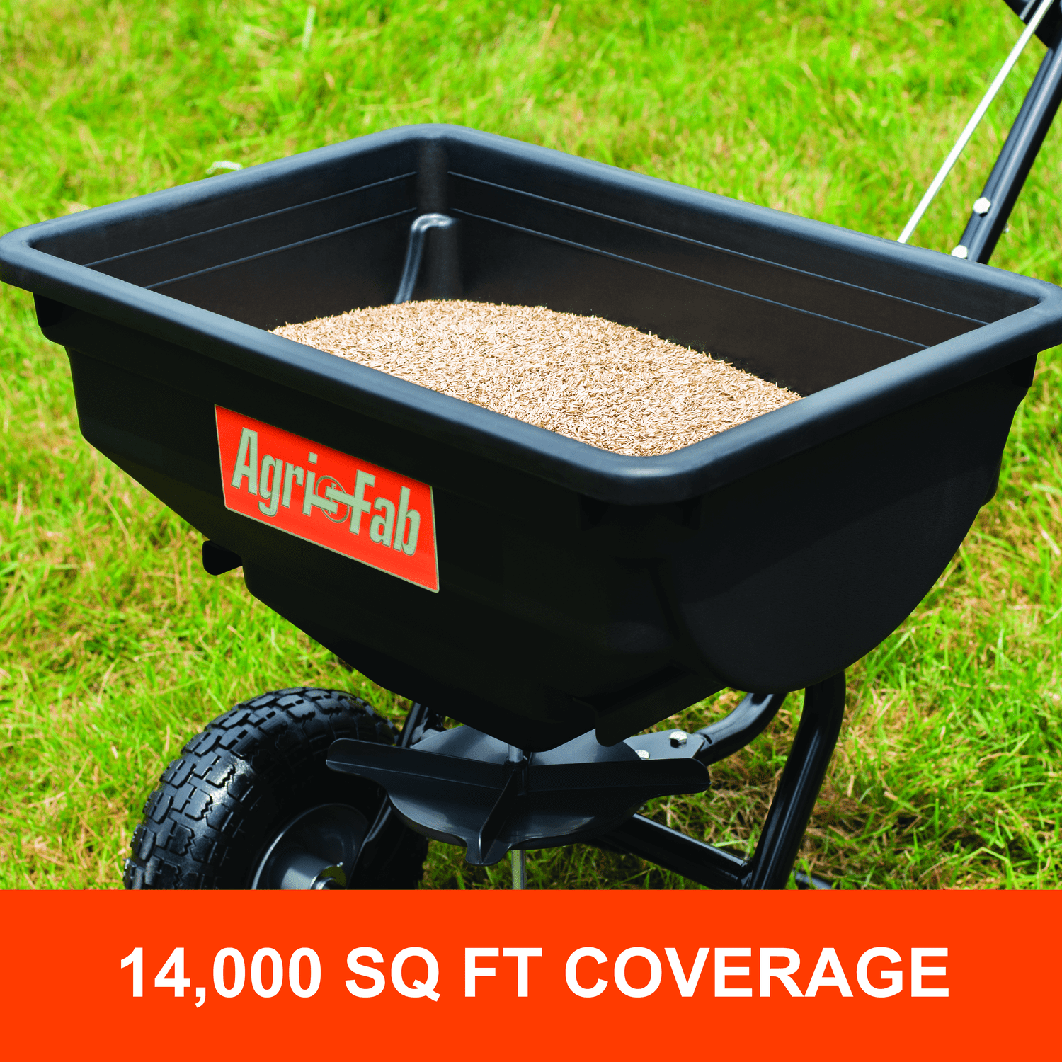 Agri-Fab Pro 85 lb Capacity Push Broadcast Spreader Model # 45-0532