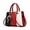Claret, variant on Colisha Fashion Women Leather Handbag Crocodile Shoulder Bag Large Capacity Briefcase Messenger Satchel Shopper Tote Bags