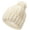 Beige, variant on CoCopeaunts Knitted Hat For Women Cap With Faux Knit Winter Womens Warm Hats Pom Baseball Caps Hat Winter Beanie hats For Women