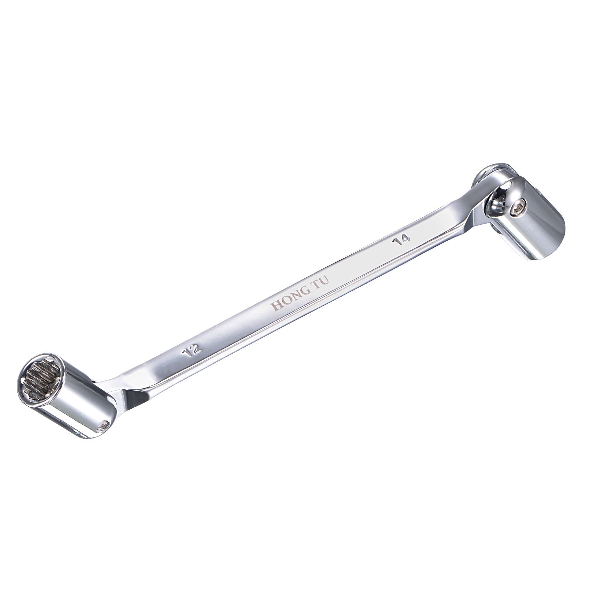 12mm x 13mm Metric Double Box End uxcell Ratcheting Wrench 