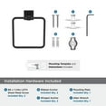 thumbnail image 5 of Amerock Appoint Matte Black Closed Towel Ring, 5 of 8