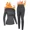 black, variant on ANFERRY Womens Ski Base Layers Quick Dry Sweat Wicking Thermal Sets Crew Neck Seamless Athletic Long Underwears for Winter