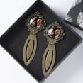 thumbnail image 4 of Squirrel Elegant Copper-Colored Lace Bookmarks - Stainless Steel Reading Accessories for Book Lovers and Readers, 4 of 5
