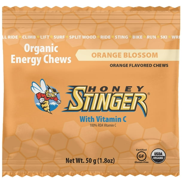Honey Stinger Organic Energy Chews, Orange Blossom, 1.8 Oz (Innerpack
